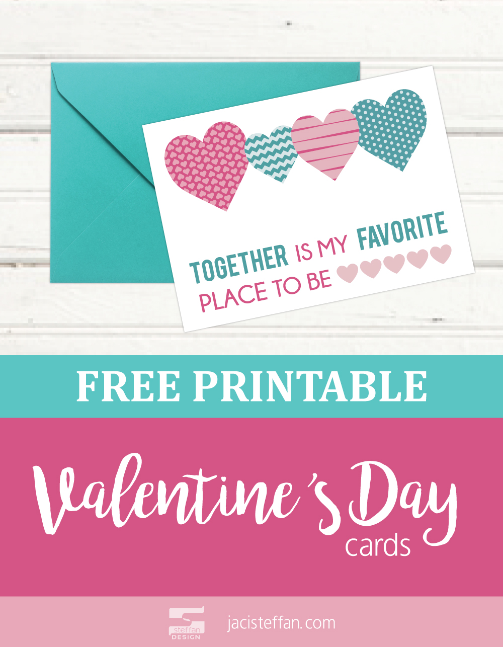 FREE printable DIY Valentine's Day cards